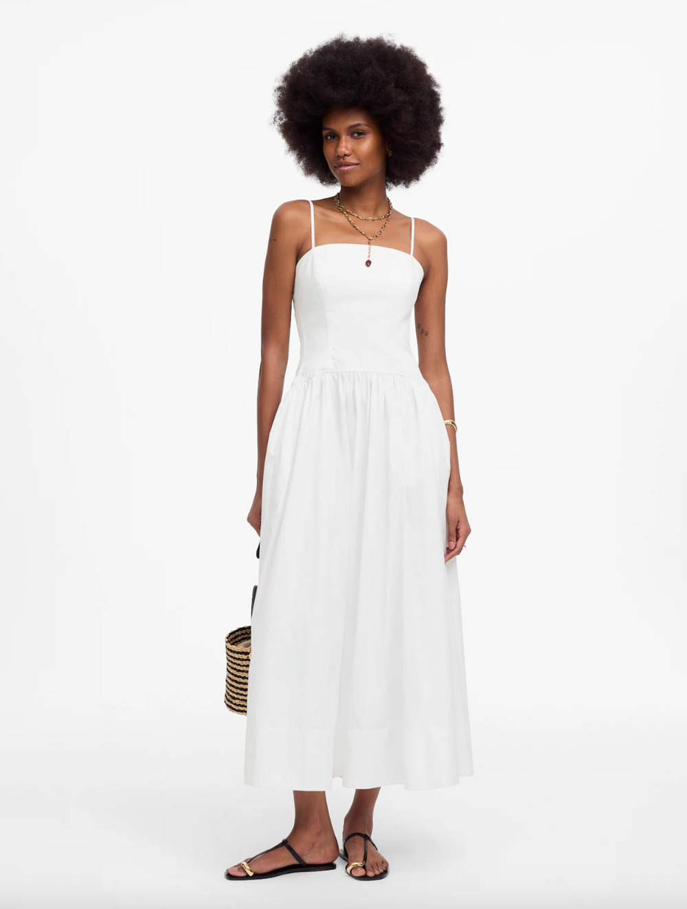 NWT Madewell White Maxi Sundress